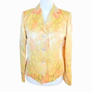Womens blazer suit coat size 10 Paris France with pockets misses medium M lined